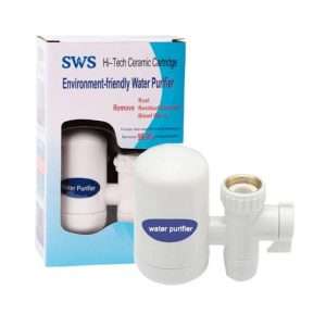 Washable Mini Water Purifier w/ Ceramic Filter-White